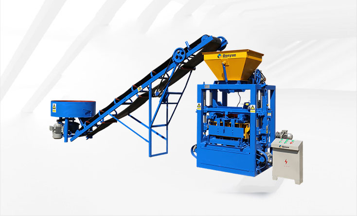 QT4-24 Semi-Automatic Concrete Block Making Machine